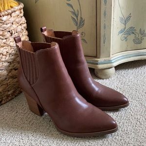 Nordstrom Brown Leather Ankle Boots